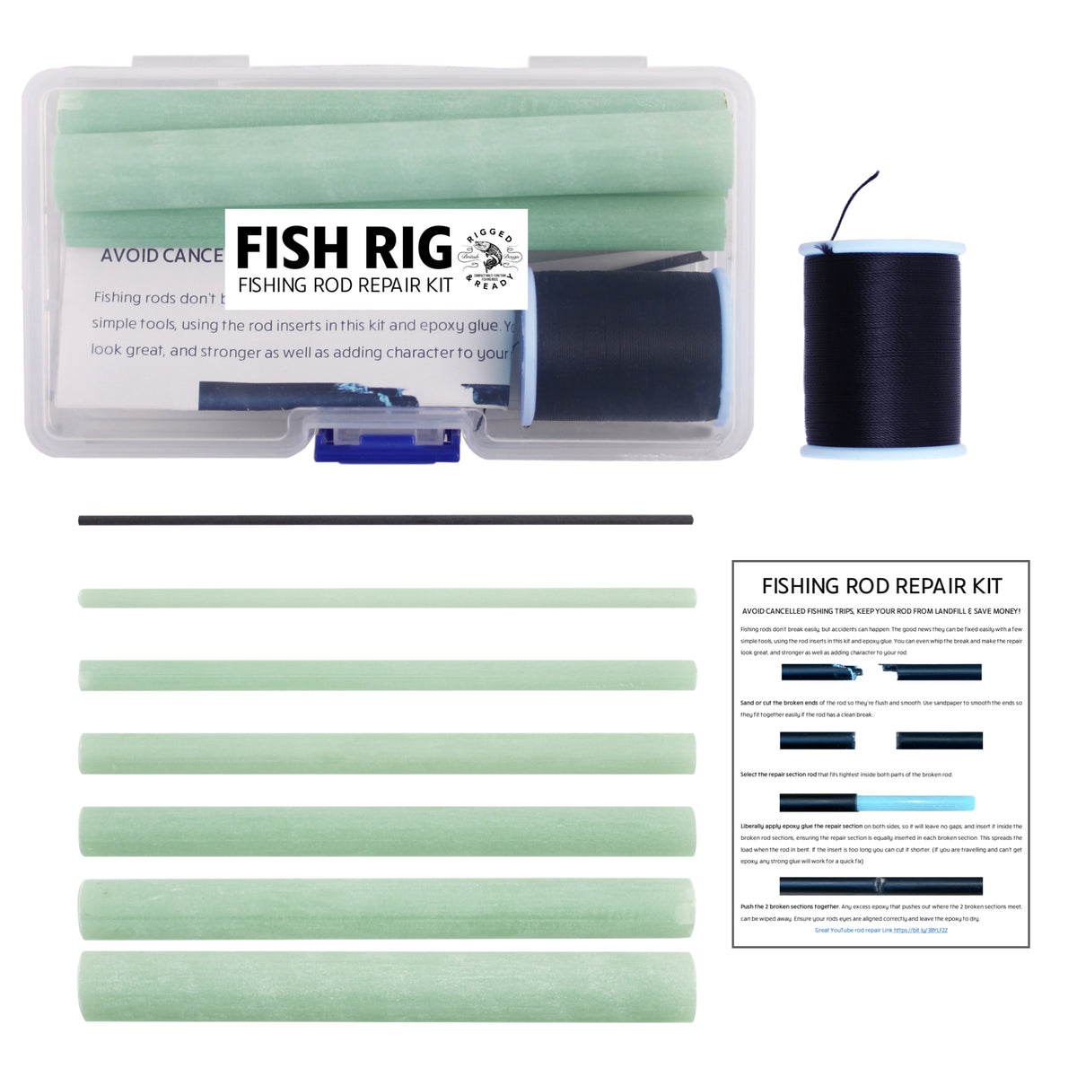 broken fishing pole tip VercanMonth Fly Rod Repair Kit 16 Pcs Tip Tops (4, 4.5, 5, 5.5) with 2 Glue Sticks, Metal Replacement Tips Portable Fishing Repair Set for Fly Rods Rod Broke Fly Rod Tip