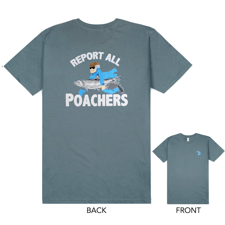 RIGGED AND READY REPORT ALL POACHERS T-SHIRT