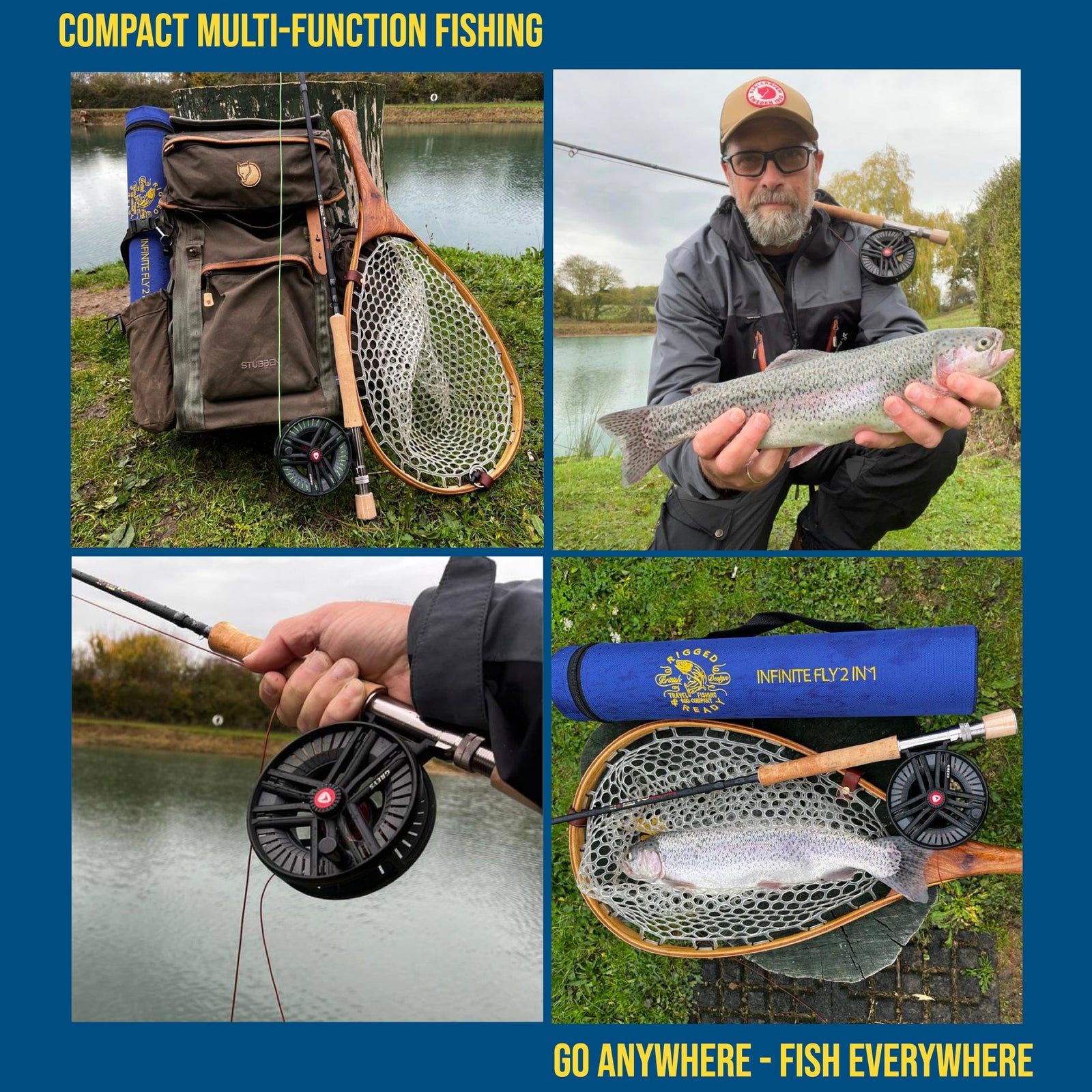 carrying two fly rods while fishing Rod & Gear Travel & Carry Cases & Bags This powerhouse of a storage solution is designed to carry two 9ft fly rods and reels When you guys carry two