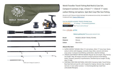 The No1 Choice & Best Value for Travel Fishing Rods