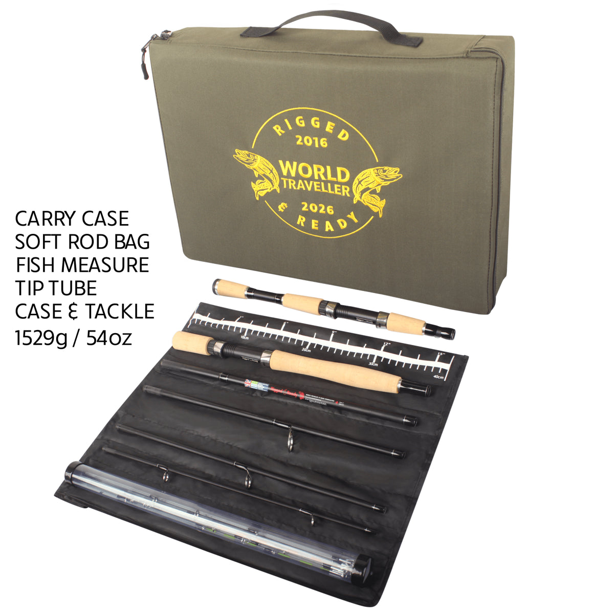 World Traveller 10 Year Anniversary Limited Edition Travel Fishing Rod Set. Only 100 Made