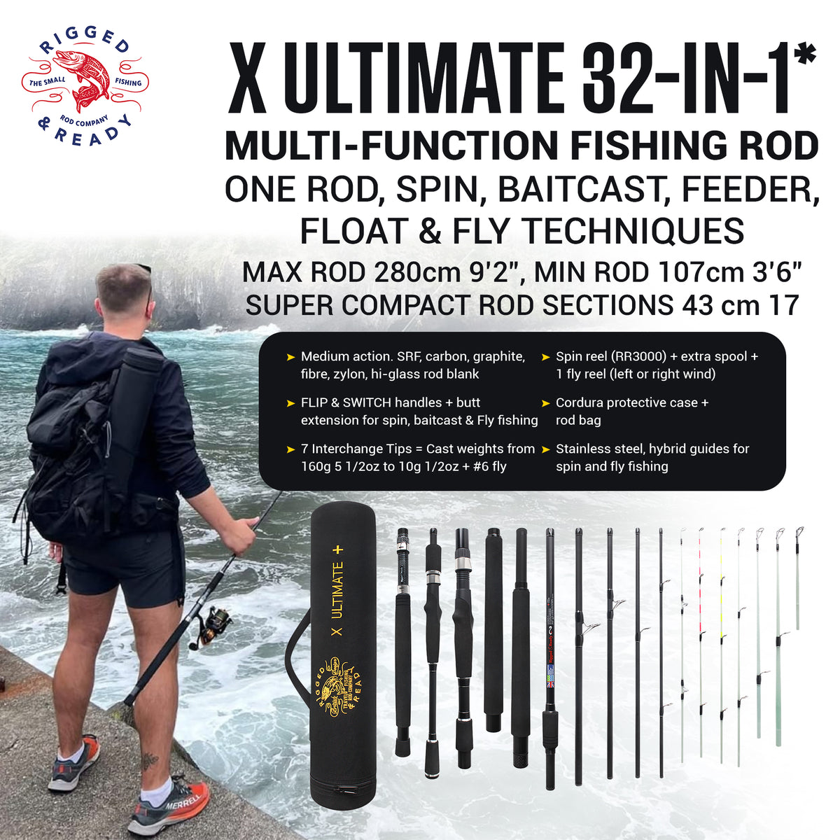 Infinite Ultimate Compact Fishing Rod