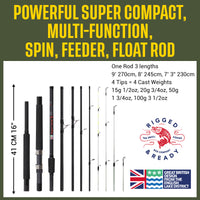 X Max Fishing Rod. Multi-Function Powerful Predator & Carp, Spin, Feeder, Float Rod, General Fishing Rod