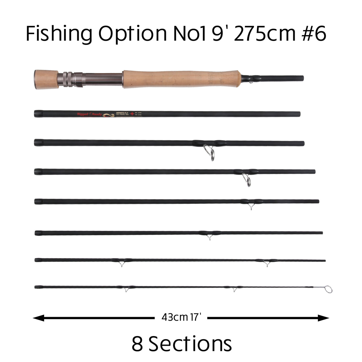 Infinite Limited Edition 3-IN-1 Travel Fly Fishing Rod – 10th Anniversary Exclusive 3 Handles. 3 Fly Rod Options. Only 10 Made Worldwide.