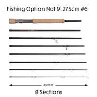 Infinite Limited Edition 3-IN-1 Travel Fly Fishing Rod – 10th Anniversary Exclusive 3 Handles. 3 Fly Rod Options. Only 10 Made Worldwide.