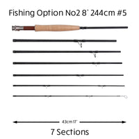 Infinite Limited Edition 3-IN-1 Travel Fly Fishing Rod – 10th Anniversary Exclusive 3 Handles. 3 Fly Rod Options. Only 10 Made Worldwide.