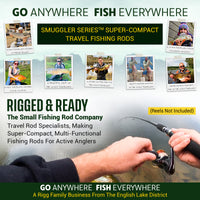 Smuggler 6 Travel Rod & Case +2 tips. 215cm 7' +190cm 6'3" Rod Options