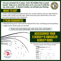 Smuggler 5 Compact Travel Rod & Case + 2 Tips 140+160cm Rod Options