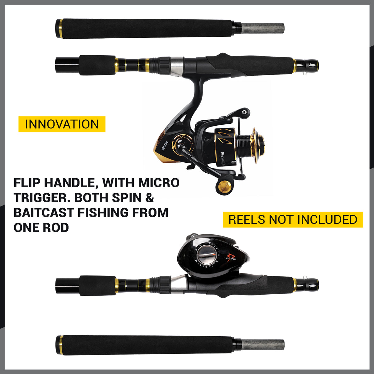 baitcasting travel rod Fiblink 4 Pieces Casting Graphite Fishing Rod Portable Fishing Rod Baitcaster (6'6'' Medium) : Sports & Outdoors The HANDING M1 travel rod folds down to just 15.5 Telescopic Carbon Fiber Travel Surf