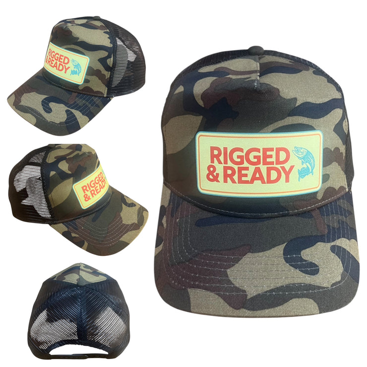TRUCKER CAP - GREEN CAMO