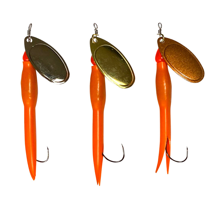 Flying C Set Orange Barbless (x3) - Exclusive To Rigged and Ready