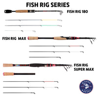 Fish Rig Super Max Telescopic Fishing Rods, 3 Tips, 9’5”/8’9”, Travel Fishing Rod, Tele Rod for Lure, Carp, Feeder, Ledger & All-Round Fishing