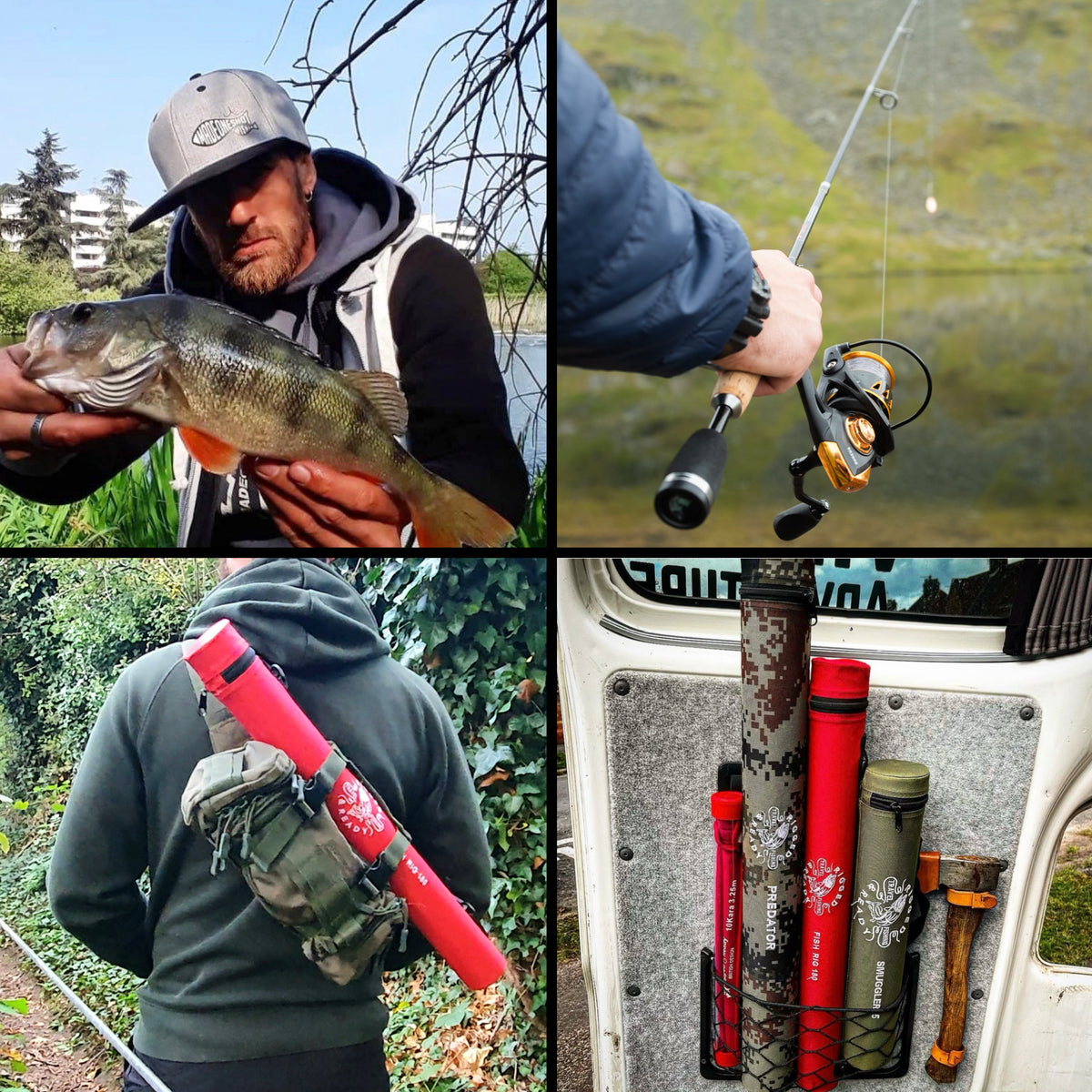 Fish Rig 180. Super Lightweight Tele. One Rod 180 5' 11"  & 160cm 5' 4" Lengths +3 Tips