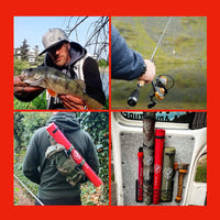 Fish Rig 180. Super Lightweight Tele Rod 180 5' 11"  & 160cm 5' 4" Options + 3 Tips