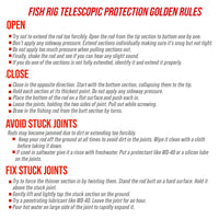 Fish Rig Max. Spin telescopic powerful rod 240cm 8' & 220cm 7' 3" options + 3 tips