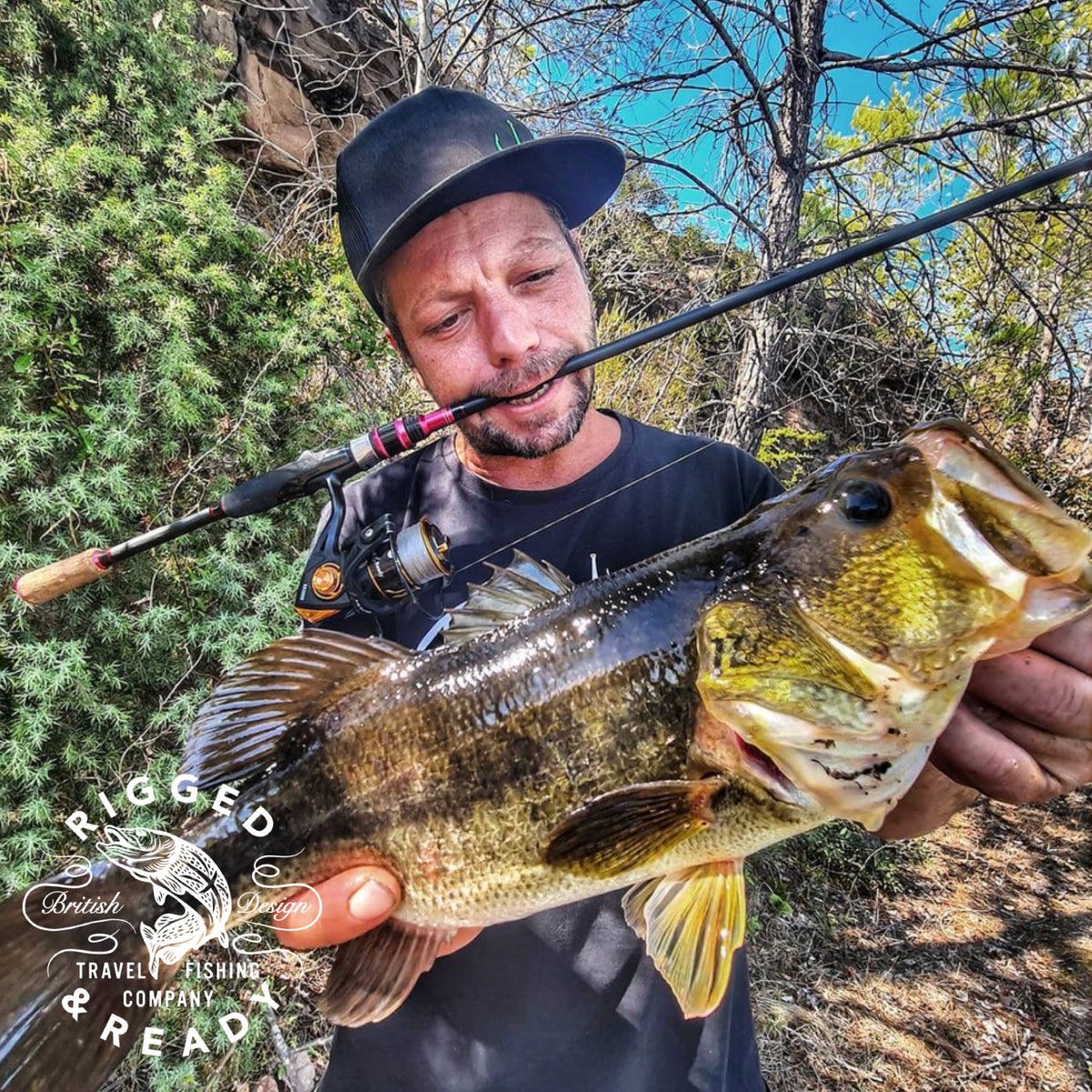 Fish Rig Max. Spin telescopic powerful rod 240cm 8' & 220cm 7' 3" options + 3 tips