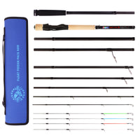 Float-Feeder Super Compact Travel Pack Rod – 2 Lengths, 5 Tips + Extension