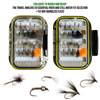 Fishing Flies. 20 Essential River & Still Water Flies + Fly Box. Turrall’s Exclusive for R&R