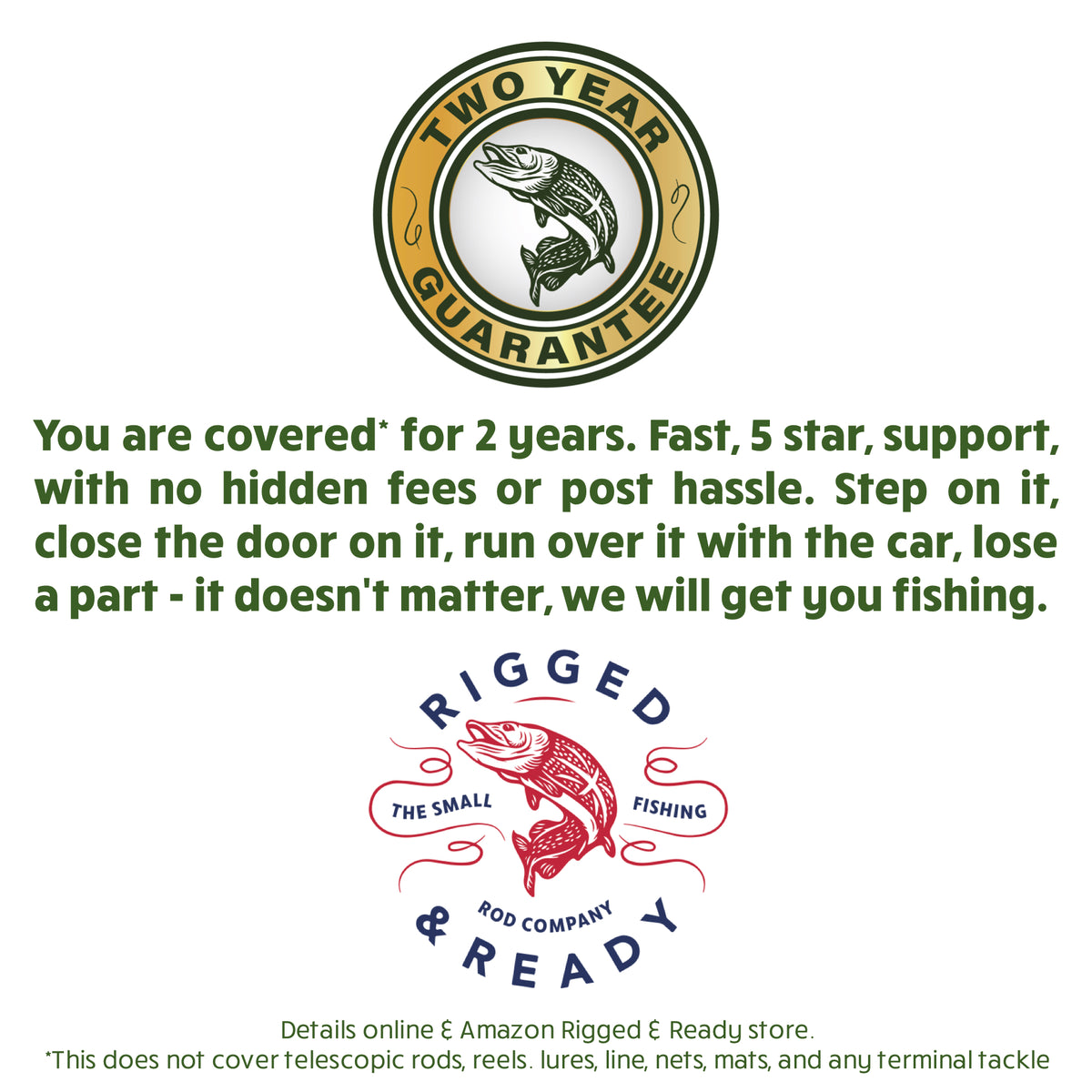 Predator. Unique Spin-Baitcast Rod + Micro Trigger 220cm 7'3"+185cm 6' Lengths + 2 Tips