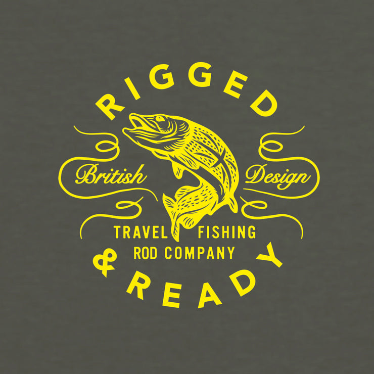 RIGGED AND READY LOGO T GREEN/YELLOW