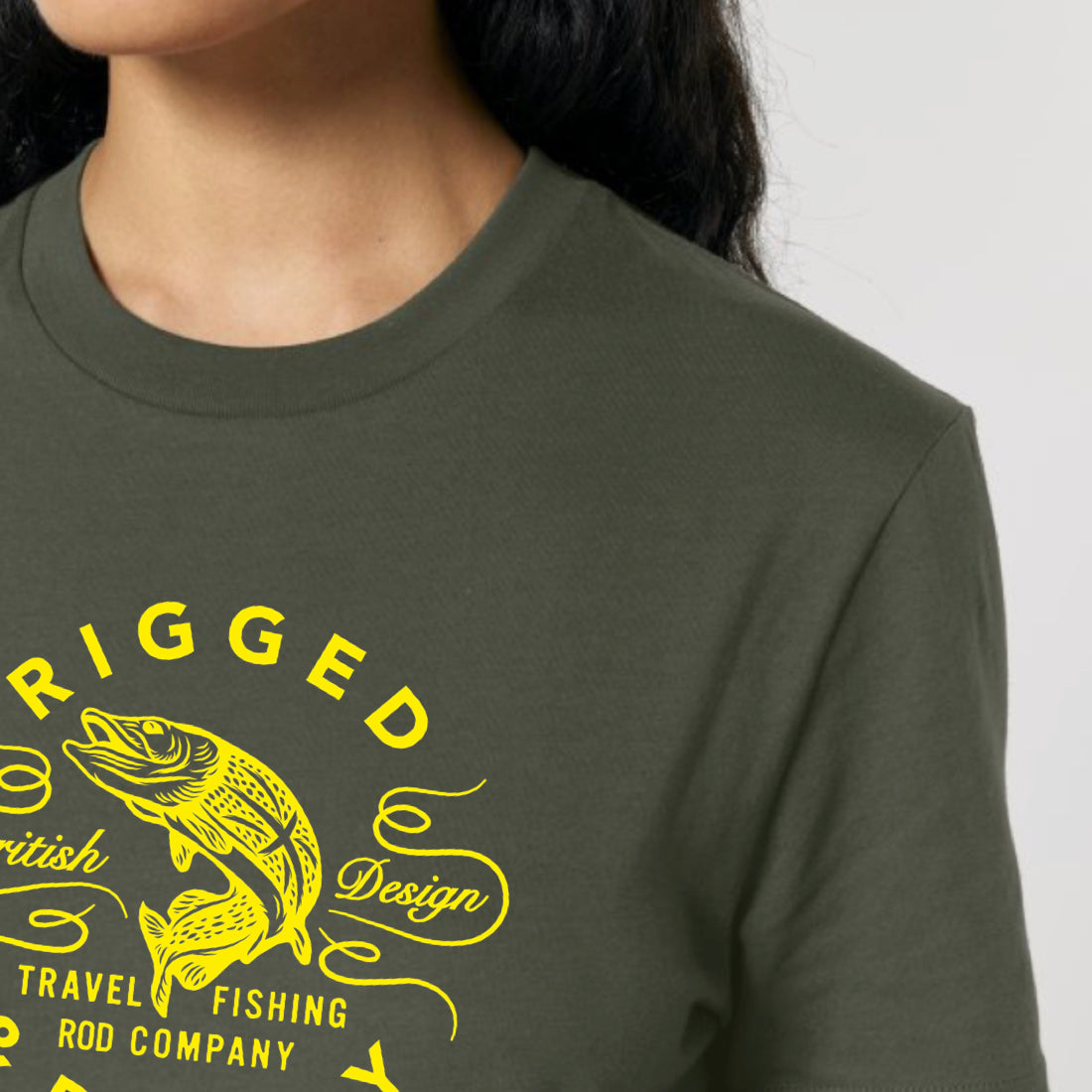 RIGGED AND READY LOGO T GREEN/YELLOW