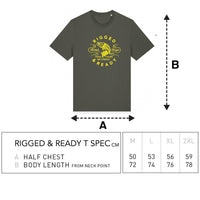RIGGED AND READY LOGO T GREEN/YELLOW