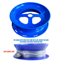 Hand Caster 16cm 6 1/4" Ring-finger holes-Fishing-Kite Fly-Christmas lights (no line)