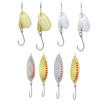 Fish Rig 8 Large Spinners & Spoons Set Fish Rig 100% Barbless