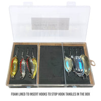 Fish Rig 8 Large Spinners & Spoons Set Fish Rig 100% Barbless