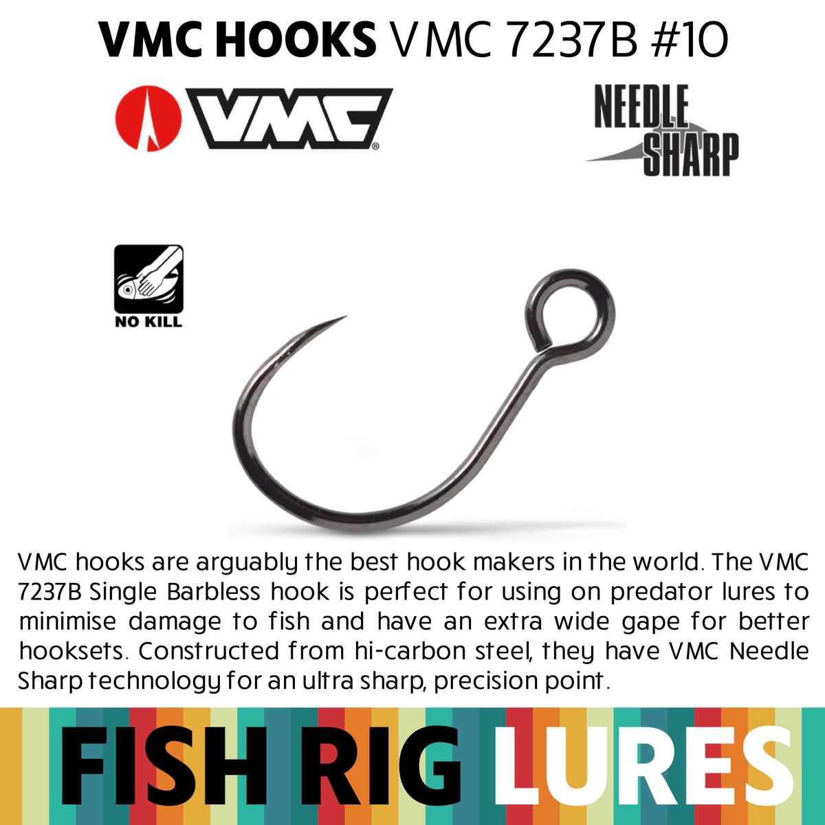 Fish Rig Suspending Mid-Water Minnow 14.5g 8.5cm - 2 Pack - Fish Rig Premium Barbless Lures + VMC Hooks