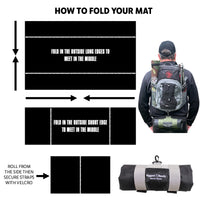 Travel Mat Max 110 x 53cm. Bigger Fish. Unhooking Mat. Super Compact, Light, Easy Carry