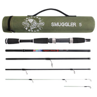 Smuggler 5 Compact Travel Rod & Case + 2 Tips 140+160cm Rod Options