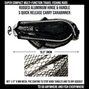 Travel Net. The World's Most Compact Folding Net. Now with Deeper Net