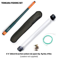 Tenkara Travel Fly Fishing Kit – Rod, Line & 4 Flies