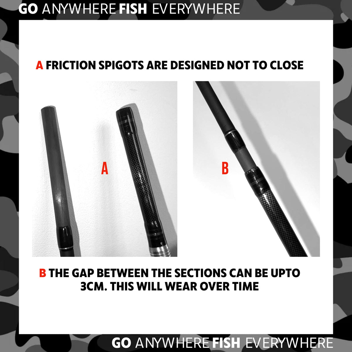 Predator Spin-Cast. Unique Predator-Spin-Baitcast Rod with Micro Trigger 2.2m+1.85m Rod Lengths + 2 Tips