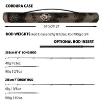Predator Max Spin-Cast Rod + Micro Trigger + Extension = 4 lengths 253, 220, 215, 1.85cm