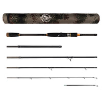 Predator Max Spin-Cast. Unique Predator-Spin-Baitcast Powerful Rod with Micro Trigger + Extension = 4 lengths & Cast Weights