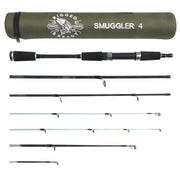 Smuggler 4 Kayak Compact Travel Spinning Rod - 4 tips, 3 lengths Max 154cm Min 108cm