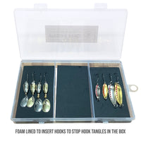 Fish Rig 8 Small Spinners & Spoons Set Barbless