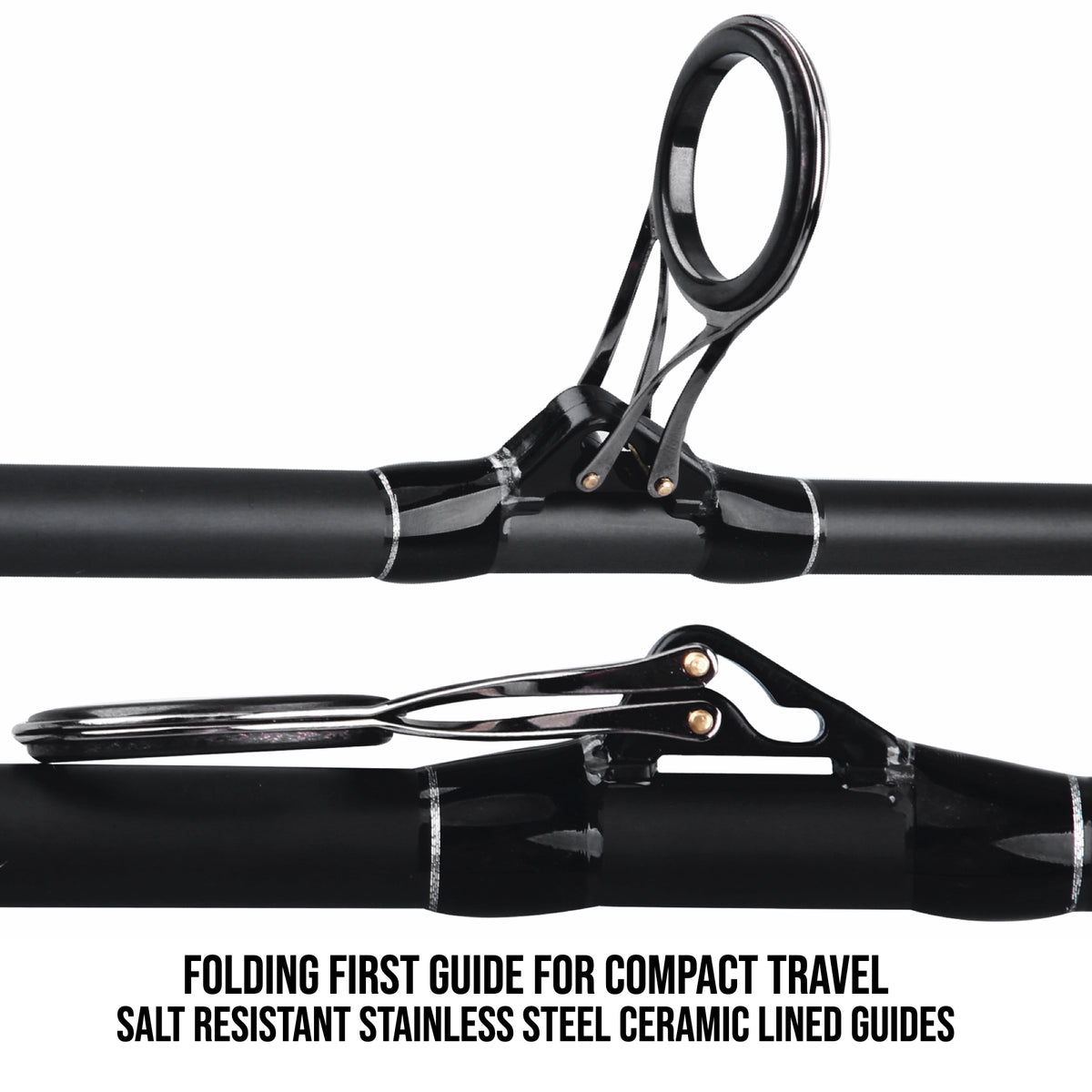 S Mid Combination. Powerful Carp, Predator, Light Surf rod +2 tips. 320 cm (10.5’) + 270 cm (8.85’) rods, RR5000 running/spin reel