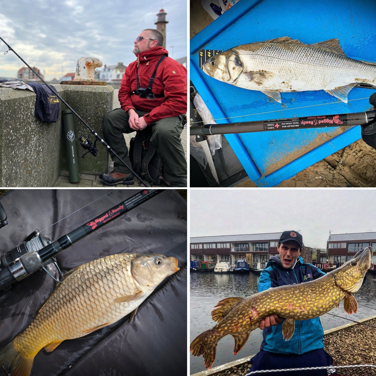 S Mid Carp. Big Fish Carp, Pike, Cat Travel Rod + 2 tips 320 & 270cm