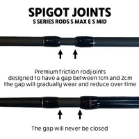 S Mid Carp. Big Fish Carp, Pike, Cat Travel Rod + 2 tips 320 & 270cm