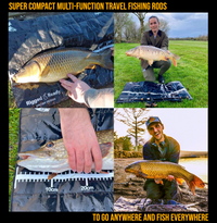 Travel Mat. 82x50cm (32" x 20") Unhooking Mat Super Compact and Light