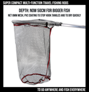 Travel Net. The World's Most Compact Folding Net. Now with Deeper Net