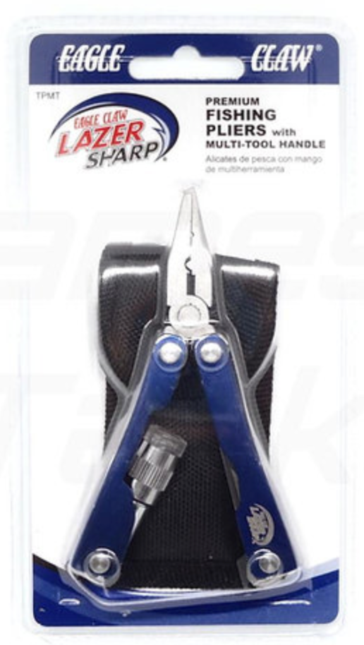 FISHING PLIERS WITH MULTI TOOL. SUPER COMPACT  - by EAGLE CLAW