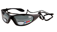 Polarised Fishing Sunglasses with Knot Tying Magnifier. Grey lenses for bright conditions