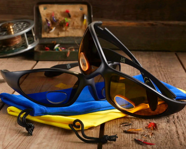 Polarised Fishing Sunglasses with Knot Tying Magnifier