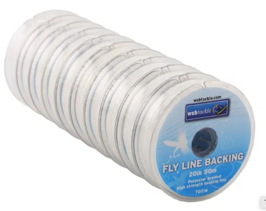 Fly Backing Line 30lb breaking strain, 50m spools