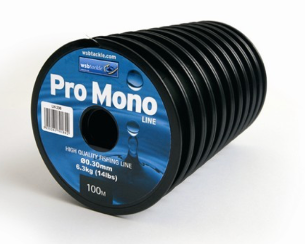 47. 17LB PRO MAX MONO 10 SPOOLS (TEN) LINKED TOGETHER IN ONE BOX, SO 1000 METERS