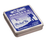 Romneys Kendal Mint Cake Pocket Tin 170g (White Kendal Mint Cake + Tin for your tackle)